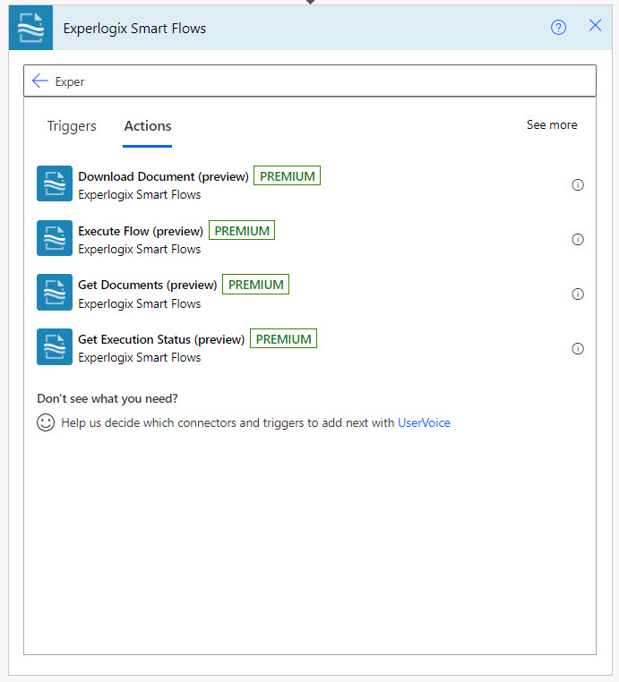 Experlogix Power Automate Actions.png