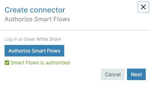 Create connector Authorize Smart Flows GWS Authorized.png