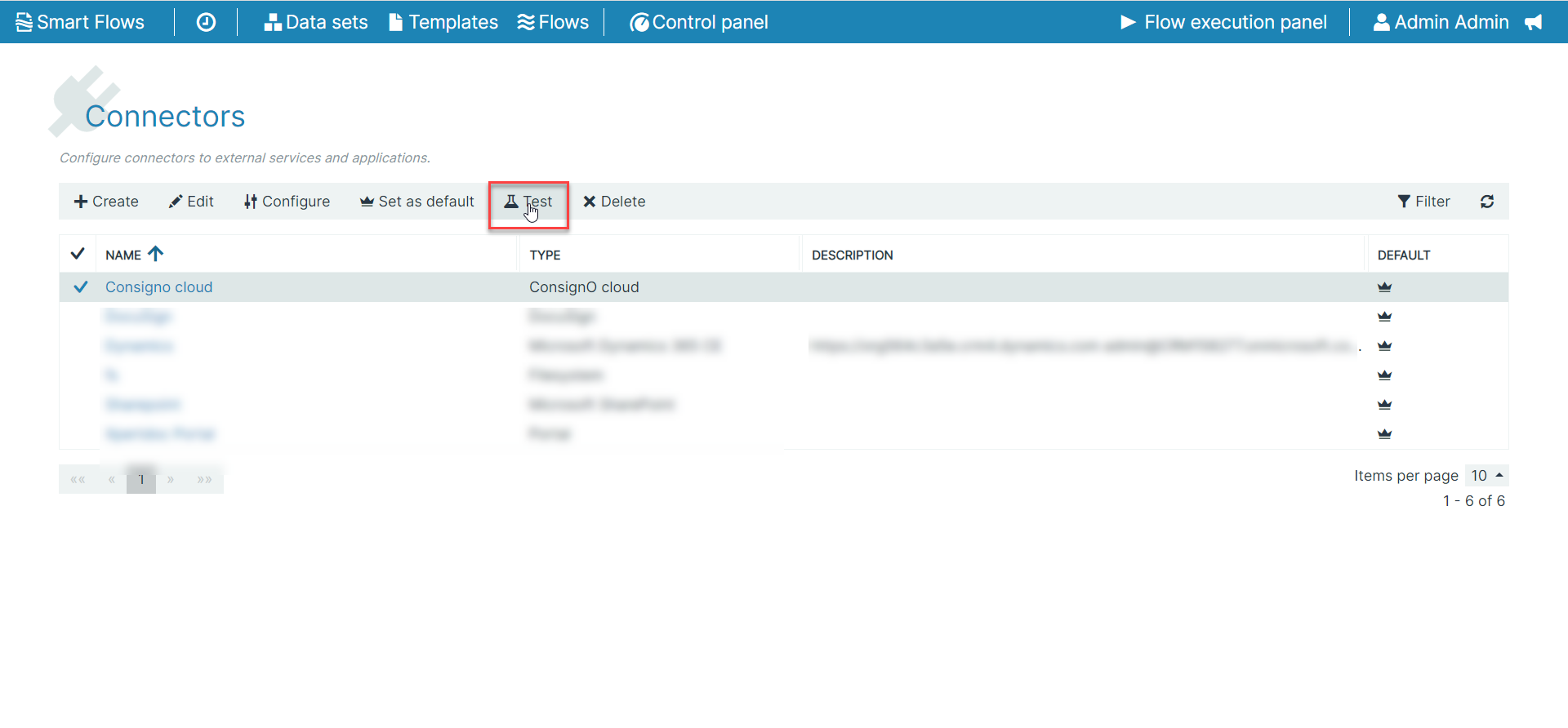 List_view of test ConsignO cloud connector.png