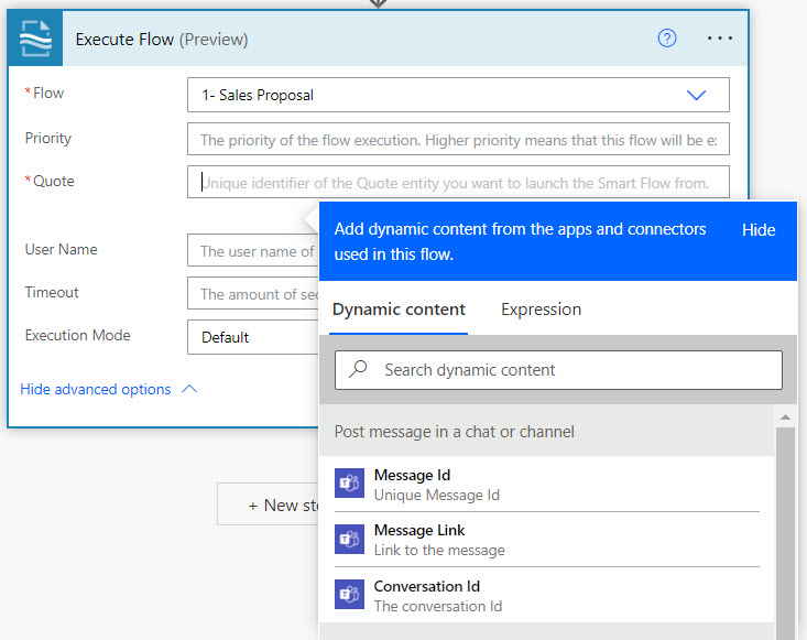 Experlogix Execute Flow fill with dynamic content.png