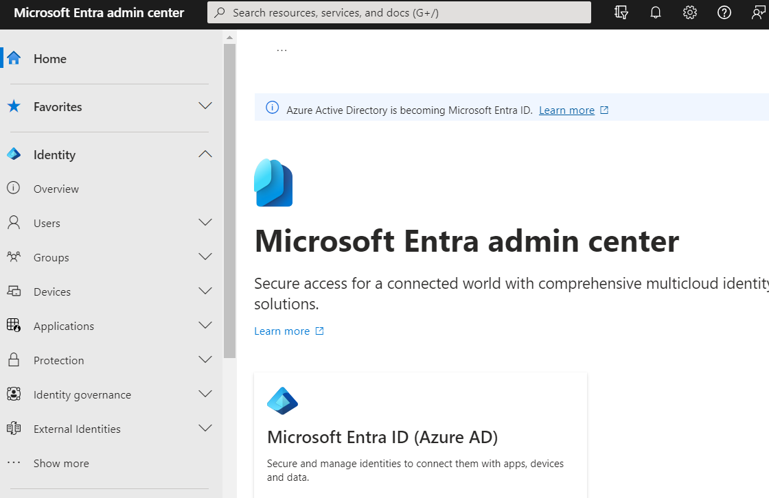 Microsoft Admin Center Homepage - New.png