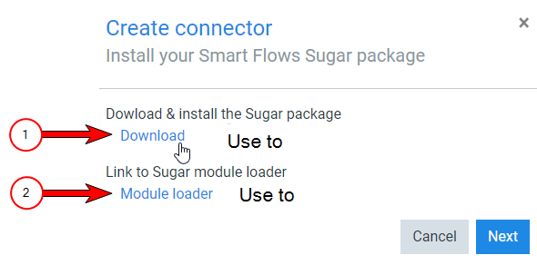 Create Con-Install Sugar pck window.png